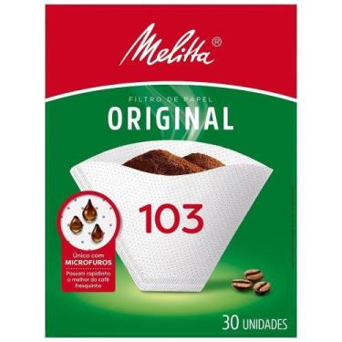 Imagem de Filtro Papel Melitta 103 - 6 Embalagens com 30 Unidades