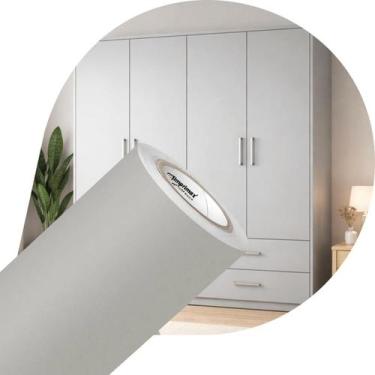 Imagem de Rolo Vinil Adesivo Revestimento Fórmica Satin Glacial 0,61x10m - IMPRI