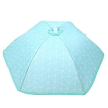 Imagem de Capa de malha dobrável para alimentos, cozinha doméstica Capa de malha dobrável para guarda-chuva Capa para preservação de alimentos para cozinha doméstica Verde Rosa Opcional (Verde)