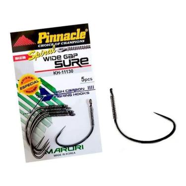 Imagem de Anzol Pinnacle Wide Gap Sure Molinha P/ Anteninha N2/0 C/5un