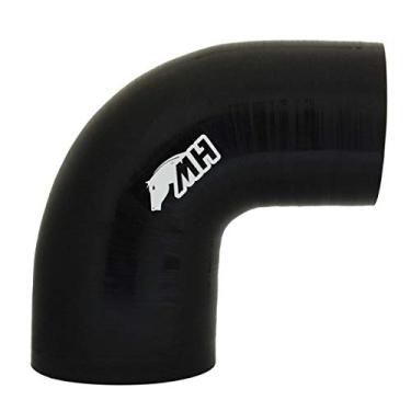 Imagem de Mangote em Silicone Redutor Curva 90° graus 4" para 3-1/2" polegadas (102mm para 89mm) x 152mm