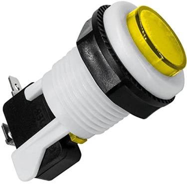 Imagem de Chaves Botão Push Button Pbs-29 Arcade Jukebox Fliperama Escolha A Cor COR:AMARELO