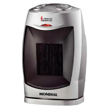 Imagem de Aquecedor Elétrico Mondial Termo Ceramic 2 em 1 A-05 Cinza 127V