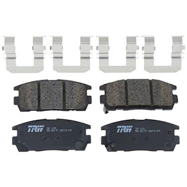 Imagem de TRW Pro TRC1275 Conjunto de pastilhas de freio a disco para Chevrolet Equinox 2007-2017, traseira e outras aplicações
