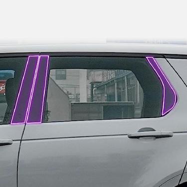 Imagem de LAVIYE Filme protetor de pintura PPF exterior do carro Anti-risco da tira do pilar da janela Filme TPU, para Land Rover Discovery Sport 2020-2023