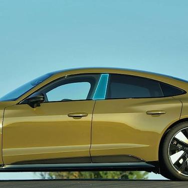 Imagem de LAVIYE Protetor de carro acessórios exteriores TPU, para Audi RS e-tron GT 2022-2023 Janela central pilar protetor filme anti-risco tampa