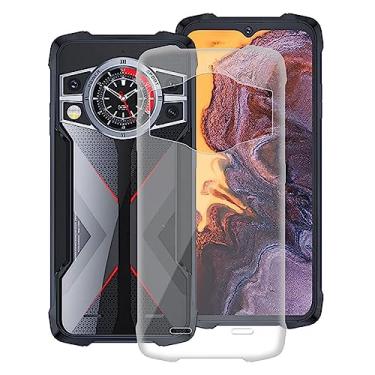 Imagem de Capa para Cubot Kingkong 9, KJYFOANI [antiamarelamento] [proteção ultrafina] capa de telefone de silicone para Cubot Kingkong 9, capa à prova de choque para mulheres e homens, transparente (16,7 cm
