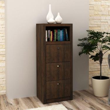 Imagem de Gaveteiro para Pasta Suspensa ME4118 Tecno Mobili Rústico