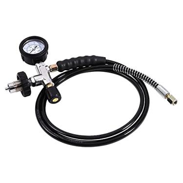 Imagem de TUXING Compressor Pcp de mergulho 5000psi, estação de enchimento de alta pressão para serviço de enchimento, com válvula de enchimento de compressor de extremidade 7/16-20UNF/M16*1,5 com mangueira (M16*1,5)