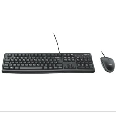 Imagem de Combo Teclado e Mousecom Fio  Logitech MK120 - 920-004429  Preto