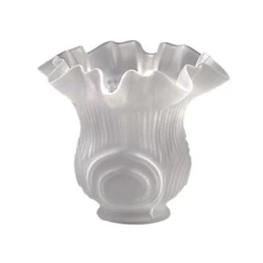 Imagem de Cúpula Tulipa 5x12 Caracol Fosca Jateada Iluminação Melhor Lustre e Luminárias