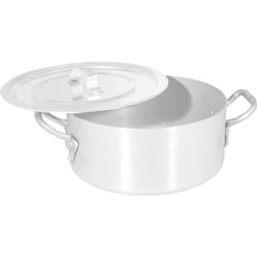 Imagem de Caçarola Industrial Grande 50Cm 41 Litros Alumínio São Jorge