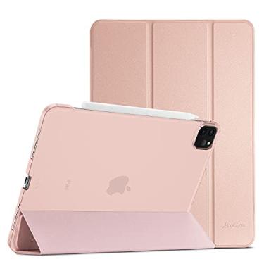 Imagem de ProCase Capa para iPad Pro 12,9 polegadas 2022/2021/2020/2018, capa fina com traseira rígida para iPad Pro 12,9 polegadas 6ª geração 2022/5ª geração 2021/4ª geração 2020/3ª geração 2018 - ouro rosa
