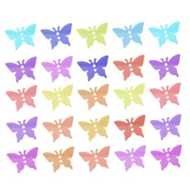 Imagem de VILLCASE 4 Unidades 1 de cores misturadas de lantejoulas criatividade bolsas borboletas roupas lantejoulas flocos borboletas lantejoulas decorações faça- -mesmo lantejoulas jóias