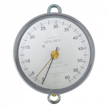 Imagem de Dinamômetro Circular Analógico Faixa 0 A 6000Kg Graduação 50Kg Alumínio Força Br-6000 Portátil Instrutherm Com Maleta