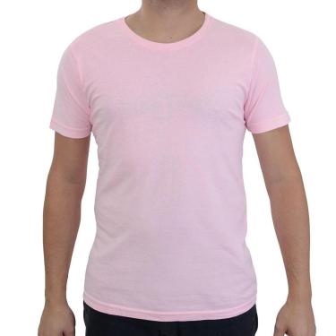 Imagem de Camiseta Masculina King & Joe Slim Rosa Claro - CA215-Masculino