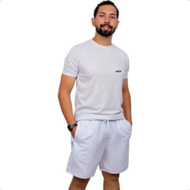 Imagem de Short Masculino Bermuda Masculina Branca Esportiva USUP Leve-Masculino
