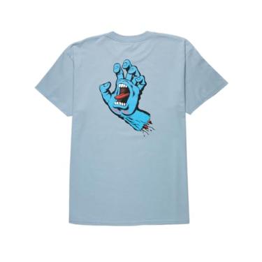 Imagem de SANTA CRUZ Camiseta masculina P/P Screaming Hand Skate, cinza bom, tamanho: pequena