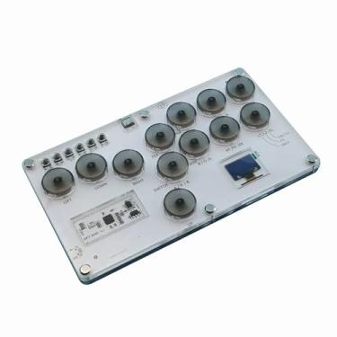 Imagem de ZEZEFUFU Arcade Fighting Console Game Keypad 12Keys Fighting Gamepad Controller Arcade Stick for PC for PS4