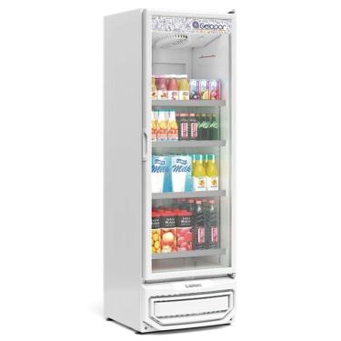 Imagem de Expositor Vertical 1 Porta De Vidro Gcvr45 Gelopar Refrigerador 445 Litros Branco 220v