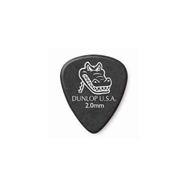 Imagem de Dunlop Gator Grip Standard 2,0 mm palhetas de guitarra preta