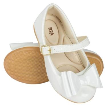 Imagem de Genérico, Sapatilha Infantil Menina com laço social Cor:Branca;Tamanho:27