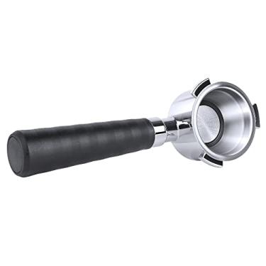 Imagem de 51mm Aço idável Casa Casa Um Furo Sem Fundo Portafilter Café hine Acessório Três Orelha Portafilter Compatível com ec680/ec685.BK
