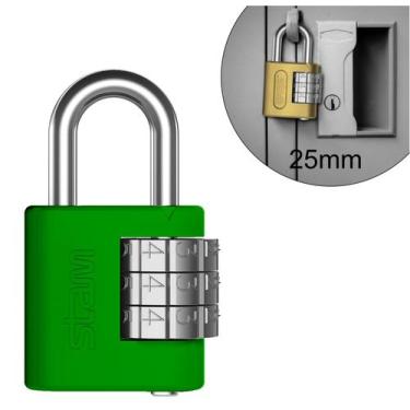 Imagem de Cadeado Segredo Senha Pequeno 25m Stam Malas, Bolsas, E Armários, 25mm