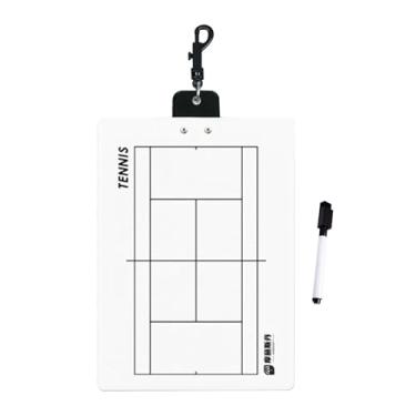 Imagem de Aymzbd Quadros de Treinamento Tático Quadro Tático Assistente de Ensino Árbitros Equipamento Plano de Jogo Demonstração Quadro de Prática de Futebol Estratég, tênis