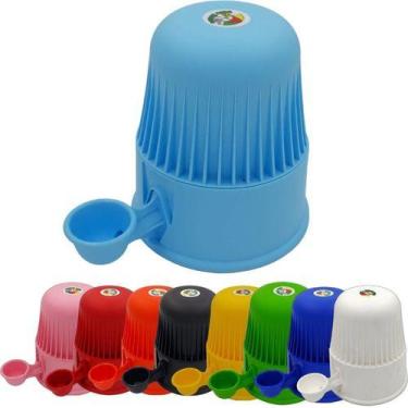 Imagem de Bebedouro Vida Mansa - Plástico PVC 2L, Azul-bebê