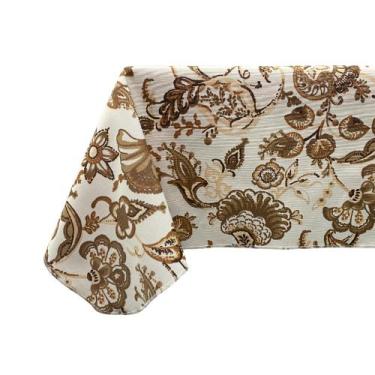 Imagem de Toalha de Mesa Quadrada Estampa Floral Flores 1,40 x 1,40 - Millenia, 