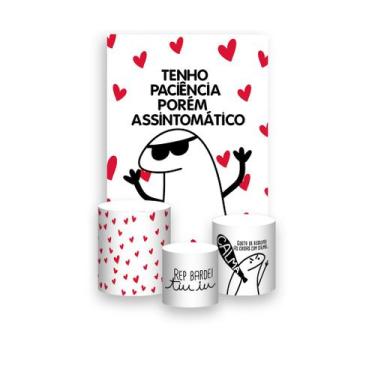 Imagem de Painel De Festa Vertical 1,50 x 2,20 + Trio De Capas Cilindro -  Flork