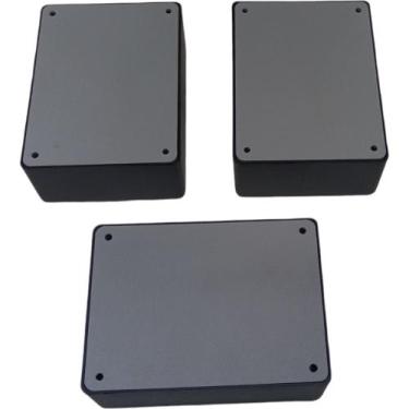 Imagem de Kit 3 Caixa Plástica Circuito Eletrônico Fonte Arduino 99x73x39 Patola