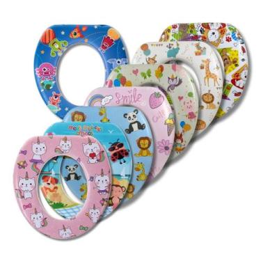 Imagem de Troninho Assento Redutor Infantil Vaso sanitário Privada Almofadada Pr