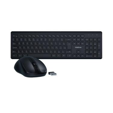 Imagem de Combo com Teclado e Mouse Intelbras CSI50, Sem Fio, Preto