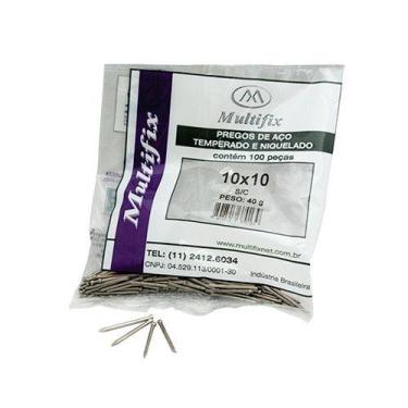 Imagem de Prego Aço Galv. C/C 10X10 % - Multifix