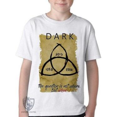 Imagem de Camiseta Infantil ou adulto  Dark The question is when Blusa Criança t