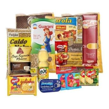 Imagem de Cesta Básica 16 Itens Essenciais De Qualidade Doação Social - Higipack
