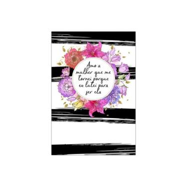 Imagem de Painel De Festa Vertical 1,50 x 2,20 - Dia das Mulheres Floral Listrad