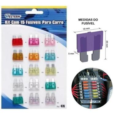 Imagem de Kit fusivel com 15pç   -   ref476 - Western