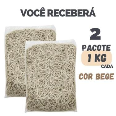 Imagem de Kit Elástico Ou Borrachinha Para Dinheiro Escritório Embalagem - Escol