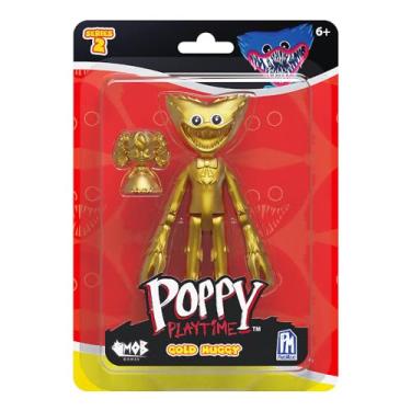 Imagem de Poppy Playtime - Gold Huggy Action Figure (5" Tall Posable Figure, Series 2)