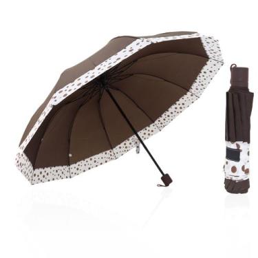 Imagem de Guarda Chuva Grande Reforçado Contra Vento Cabe Na Bolsa  1023D - FP E