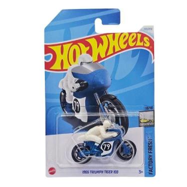 Imagem de Miniatura hot wheels 10/10 1966 triumph tiger 100 190/250 htd43 - Matt