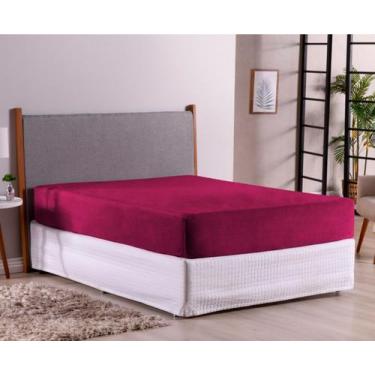 Imagem de Lençol Casal Queen De Plush Com Elástico Avulso Cores - Bell Enxovais,