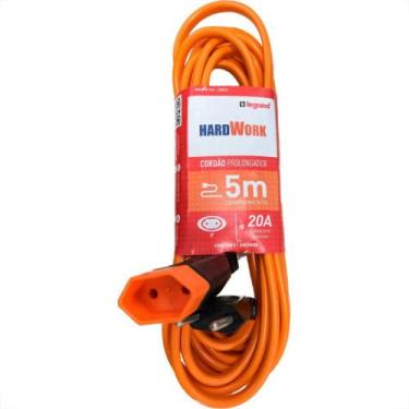 Imagem de Extensao Daneva Pp Hard Work 2 Polos 20A. 2,5Mm Laranja - 5M