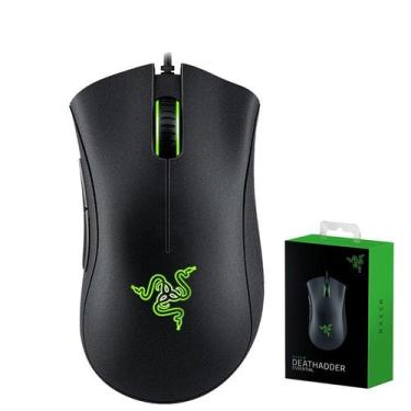 Imagem de Mouse Gamer Razer DeathAdder Essential - 6400 DPI - Branco