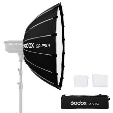 Imagem de Softbox Parabólico Godox QR-P90T 90cm com Suporte Bowens e Bolsa
