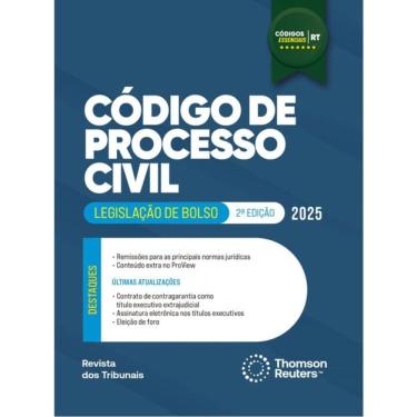 Imagem de Código De Processo Civil - Códigos Essenciais - Legislação De Bolso - 2025