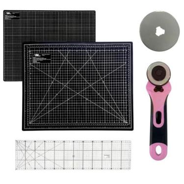 Imagem de Kit Base de Corte Placa Apoio Grande para Mesa Bancada A1 60x90cm Cort